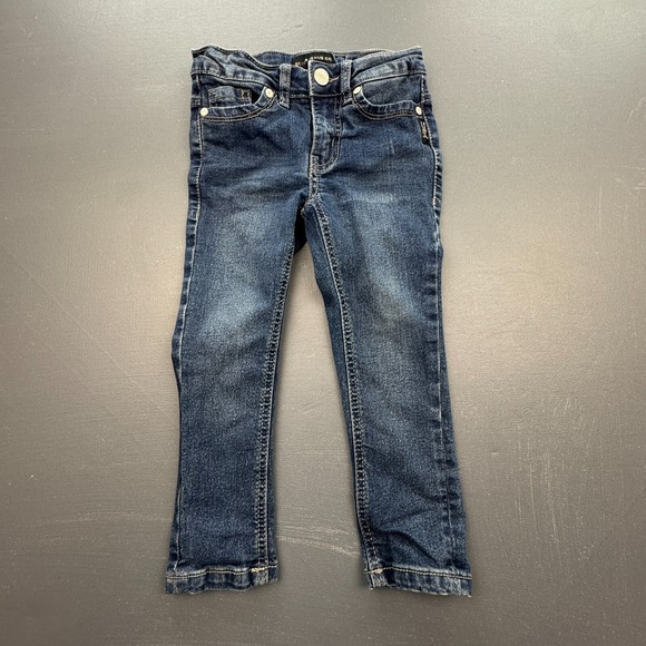 Silver Jeans Co Sasha Toddler Girls Jeans 3T Blue Stretch Eco Friendly Denim - Picture 1 of 11